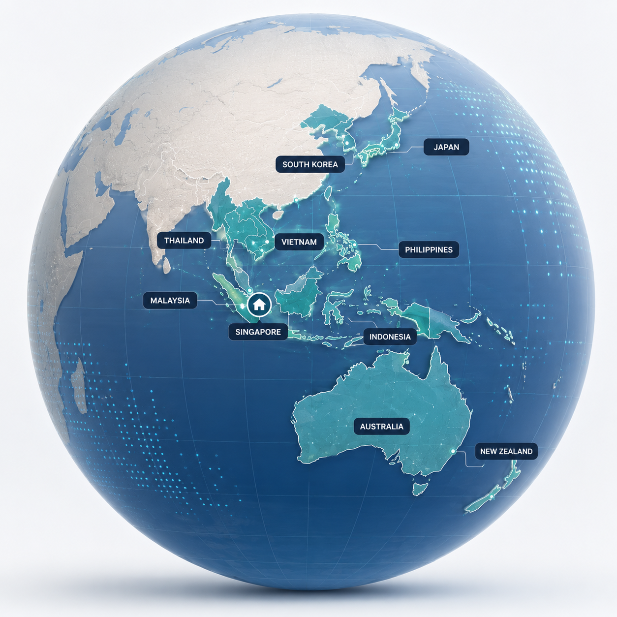Preview of Ram's Asia-Pacific regional footprint